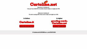 What Cartoline.net website looked like in 2020 (3 years ago)