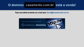 What Casamento.com.br website looked like in 2020 (3 years ago)