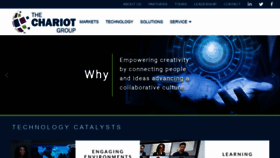 What Chariotgroup.com website looked like in 2020 (3 years ago)