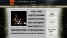 What Ccchuntingclub.com website looked like in 2020 (3 years ago)