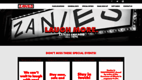 What Chicago.zanies.com website looked like in 2020 (3 years ago)