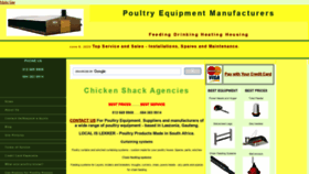 What Chickenshack.co.za website looked like in 2020 (3 years ago)