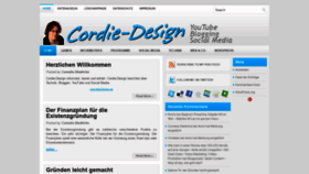 What Cordie-design.de website looked like in 2020 (3 years ago)