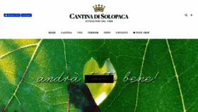 What Cantinasolopaca.it website looked like in 2020 (3 years ago)