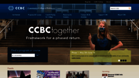What Ccbcmd.edu website looked like in 2020 (6 years ago)
