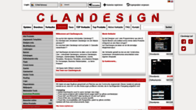 What Clandesigns.de website looked like in 2020 (3 years ago)