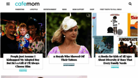 What Cafemom.com website looked like in 2020 (3 years ago)