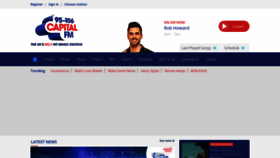 What Capitalfm.com website looked like in 2020 (3 years ago)