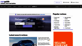 What Carsguide.com.au website looked like in 2020 (3 years ago)