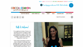 What Cocoacrayon.com website looked like in 2020 (5 years ago)