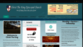 What Christthekingnj.org website looked like in 2020 (3 years ago)