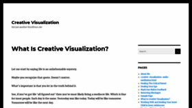 What Creative-visualization.com website looked like in 2020 (3 years ago)