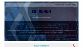 What Co-sunum.net website looked like in 2020 (3 years ago)