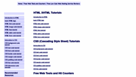 What Csshtmltutorial.com website looked like in 2020 (3 years ago)
