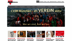 What Cvjm-muenchen.org website looked like in 2020 (3 years ago)