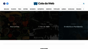 What Coladaweb.com website looked like in 2020 (3 years ago)