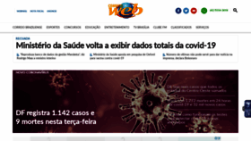 What Correioweb.com.br website looked like in 2020 (3 years ago)
