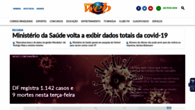 What Correioweb.com.br website looked like in 2020 (5 years ago)
