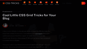 What Css-tricks.com website looked like in 2020 (3 years ago)