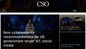 What Csoonline.com website looked like in 2020 (3 years ago)