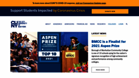 What Cuny.edu website looked like in 2020 (3 years ago)
