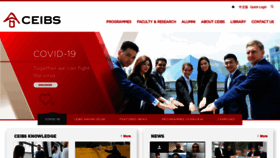 What Ceibs.edu website looked like in 2020 (5 years ago)