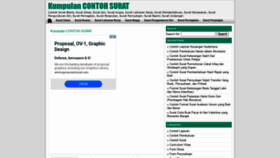 What Contoh-surat.org website looked like in 2020 (3 years ago)