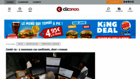 What Clicanoo.re website looked like in 2020 (3 years ago)