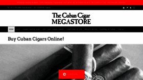 What Cubancigarmegastore.com website looked like in 2020 (3 years ago)