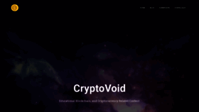 What Cryptovoid.net website looked like in 2020 (3 years ago)