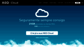 What Cloudpt.pt website looked like in 2020 (3 years ago)