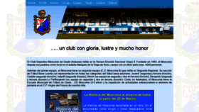 What Cdmosconia.es website looked like in 2020 (3 years ago)