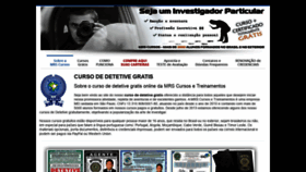 What Cursodedetetivegratis.com.br website looked like in 2020 (3 years ago)