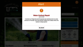 What Cvwaterworks.com website looked like in 2020 (5 years ago)