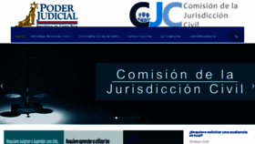 What Comisionjurisdiccioncivil.poder-judicial.go.cr website looked like in 2020 (3 years ago)