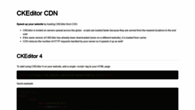What Cdn.ckeditor.com website looked like in 2020 (3 years ago)