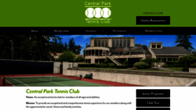 What Centralparktennisclub.com website looked like in 2020 (3 years ago)