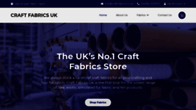 What Craft-fabrics.co.uk website looked like in 2020 (3 years ago)
