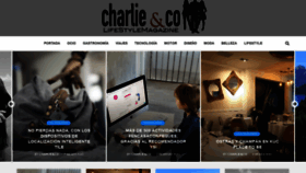 What Charliecolifestyle.es website looked like in 2020 (3 years ago)