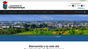What Camponaraya.org website looked like in 2020 (3 years ago)