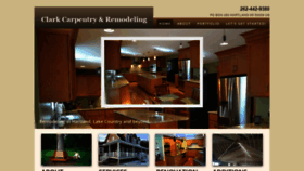 What Clarkcarpentryremodeling.com website looked like in 2020 (3 years ago)