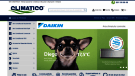 What Climatico.ro website looked like in 2020 (3 years ago)