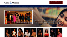 What Cebuwomen.com website looked like in 2020 (3 years ago)