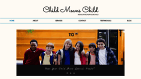 What Childmeanschild.com website looked like in 2020 (3 years ago)