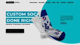 What Custom.sockfancy.com website looked like in 2020 (3 years ago)