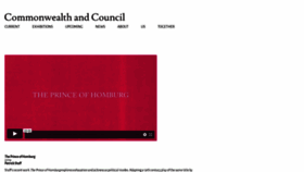 What Commonwealthandcouncil.com website looked like in 2020 (3 years ago)