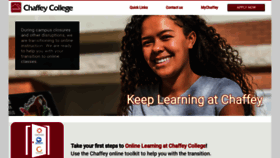 What Chaffey.edu website looked like in 2020 (3 years ago)