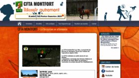 What Cfta-montfort.fr website looked like in 2020 (3 years ago)