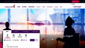 What Caribbean-airlines.com website looked like in 2020 (3 years ago)