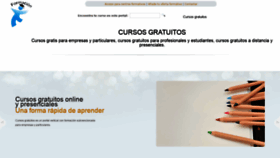 What Cursosgratuitos.org website looked like in 2020 (3 years ago)